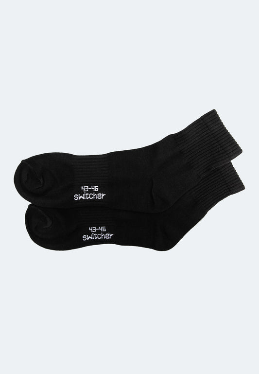 Switcher chaussettes duo pack gym color/40 Noir