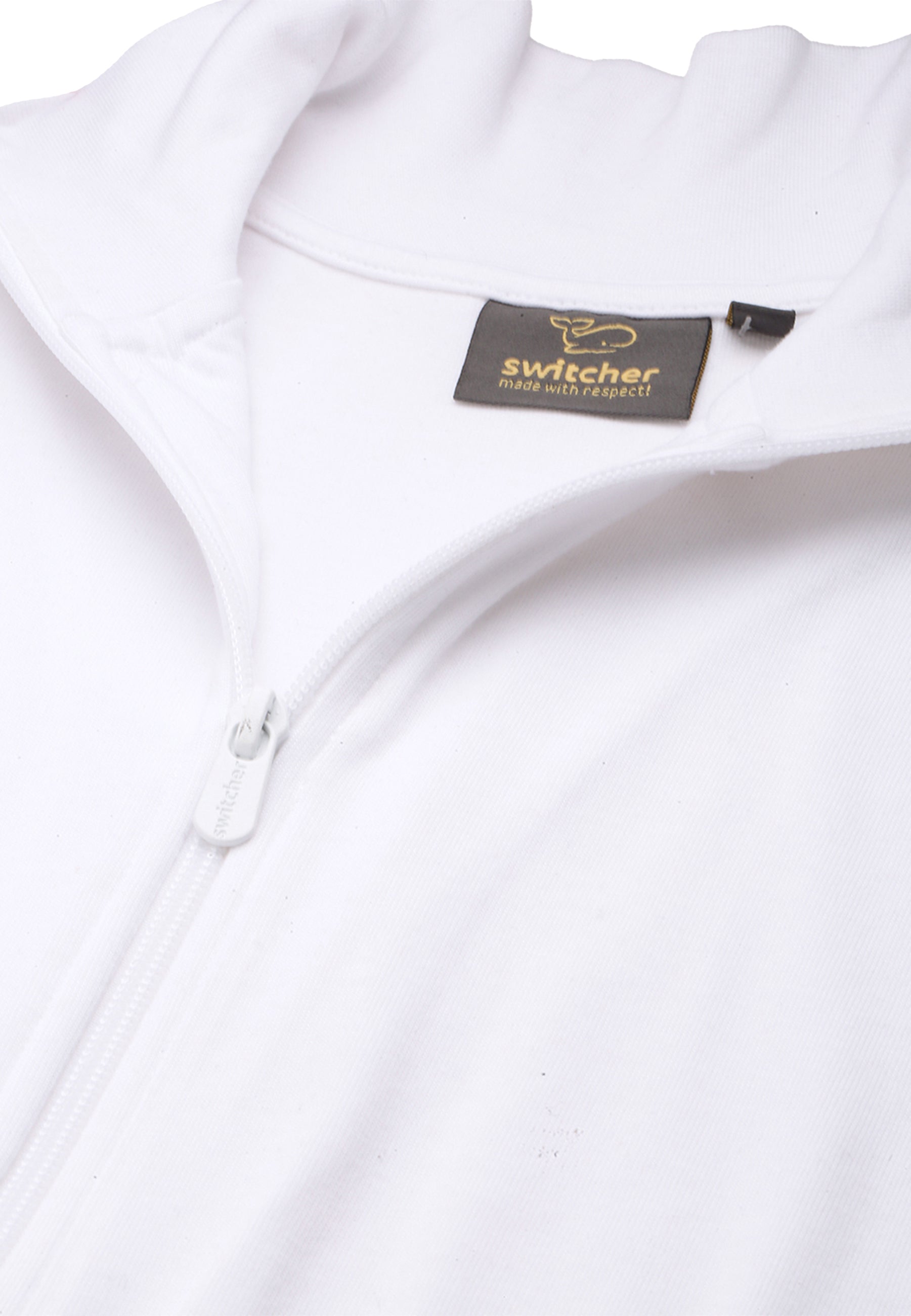 Veste zip Switcher hommes dallas couleur/blanc