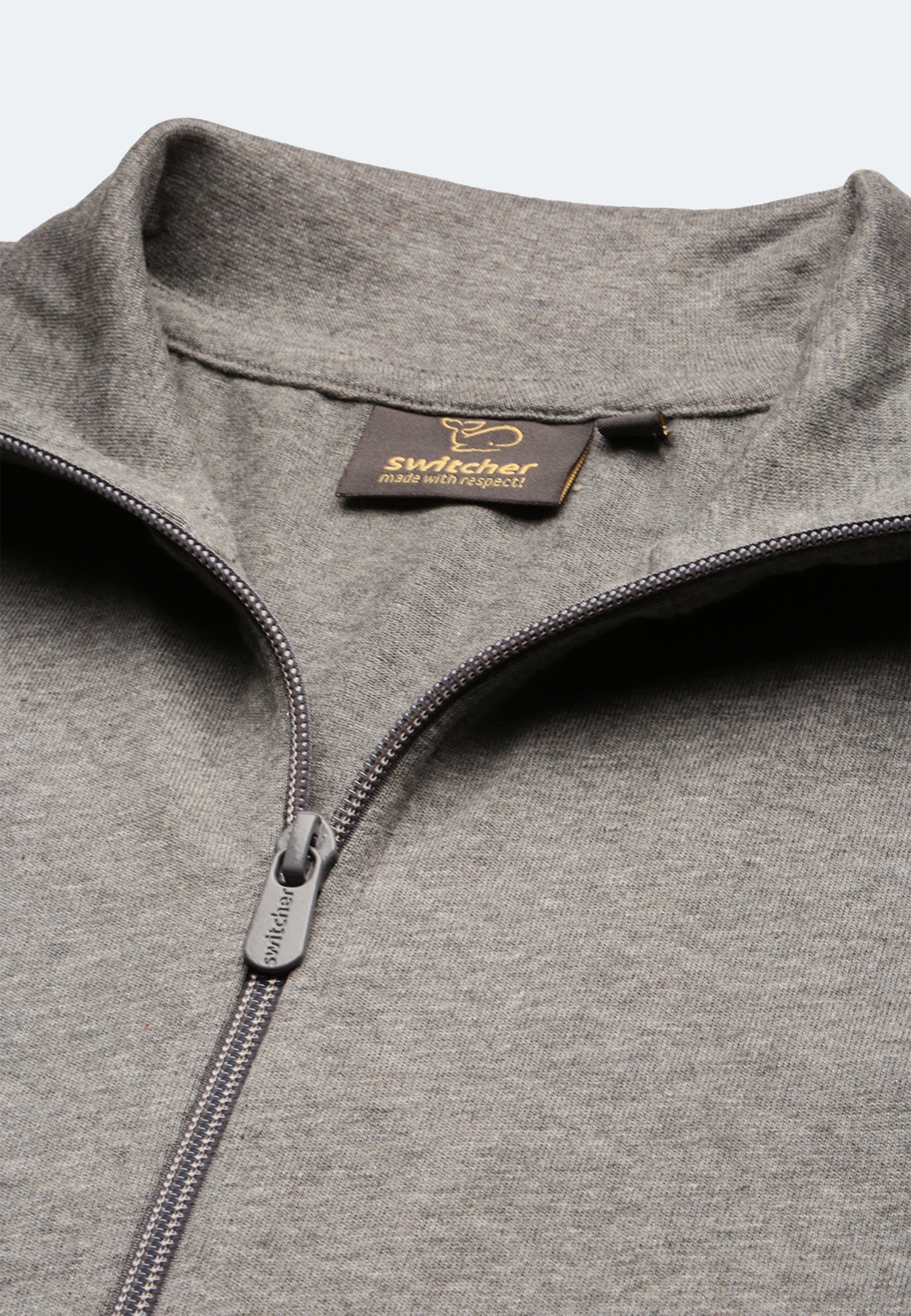 Veste zippée Switcher hommes dallas color/672 ebony chine