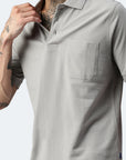 Switcher pocket polo whale color/gris fonce