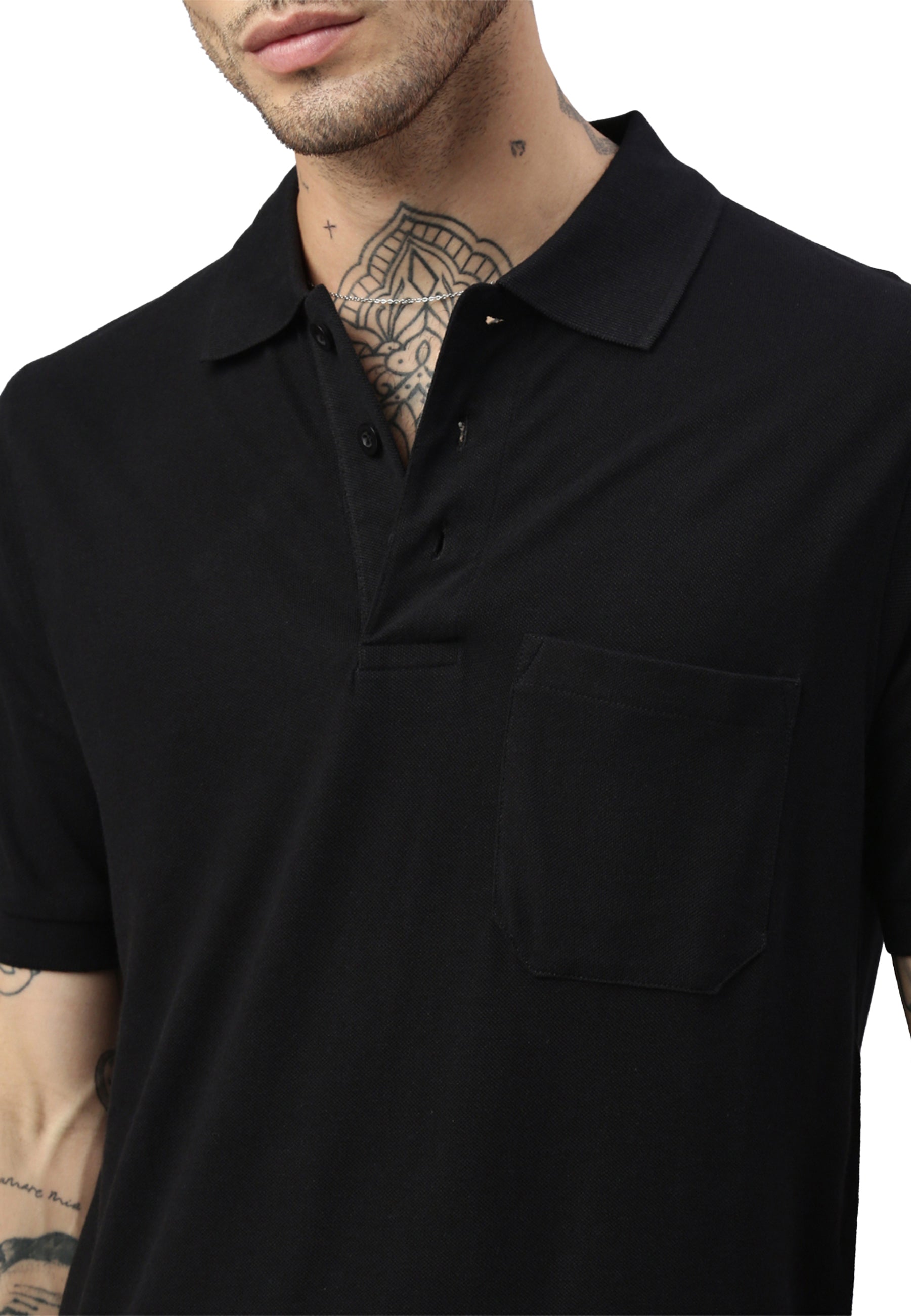 Switcher pocket polo whale color/noir