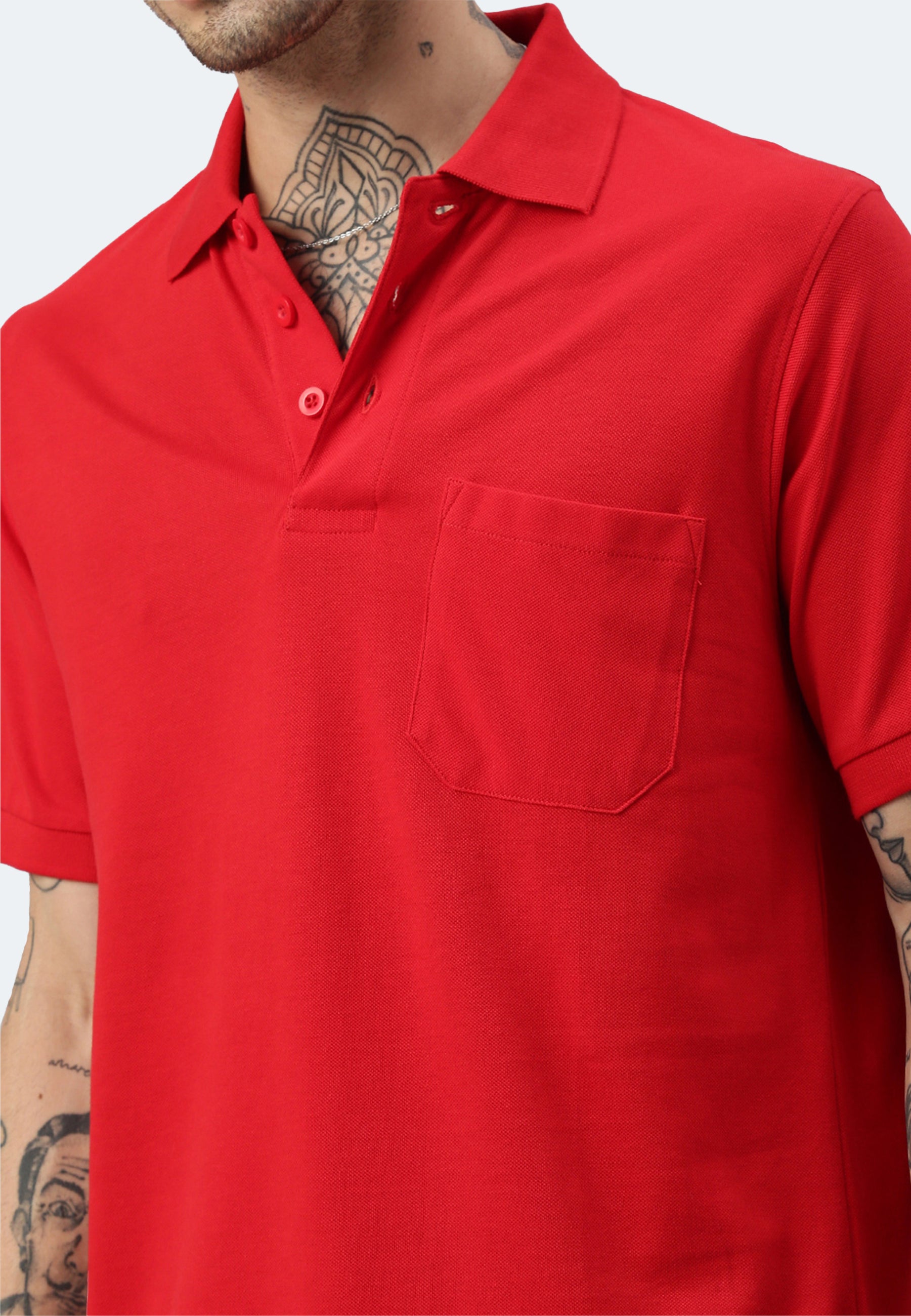 Switcher pocket polo whale color/rouge