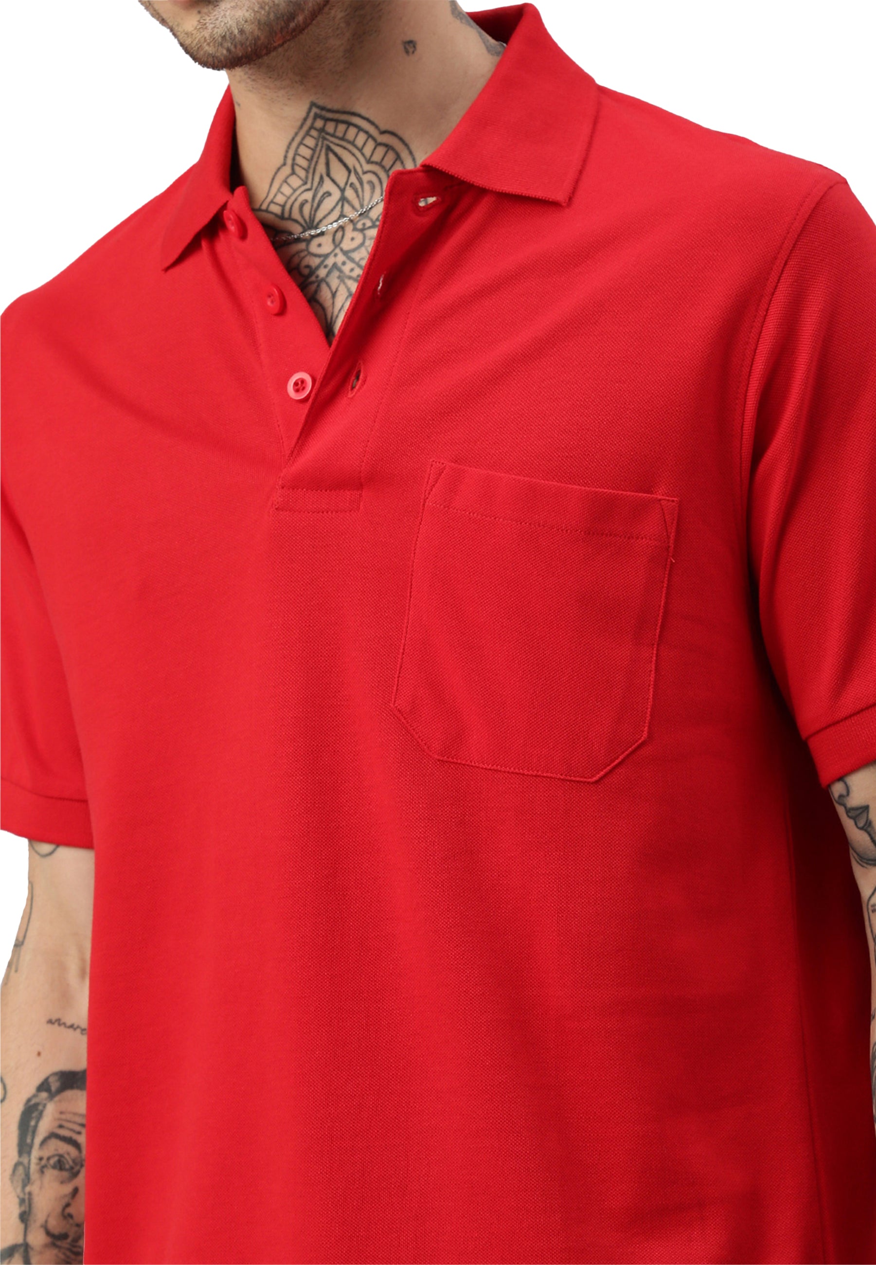 Switcher pocket polo whale color/rouge