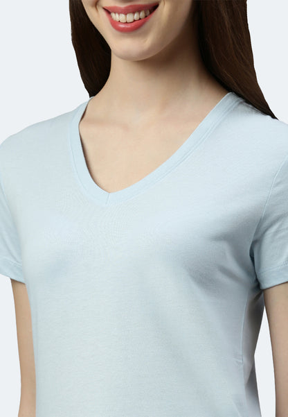T-shirt Switcher Lady whale color/204 blue angel