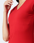 T-shirt Switcher Lady couleur baleine/rouge