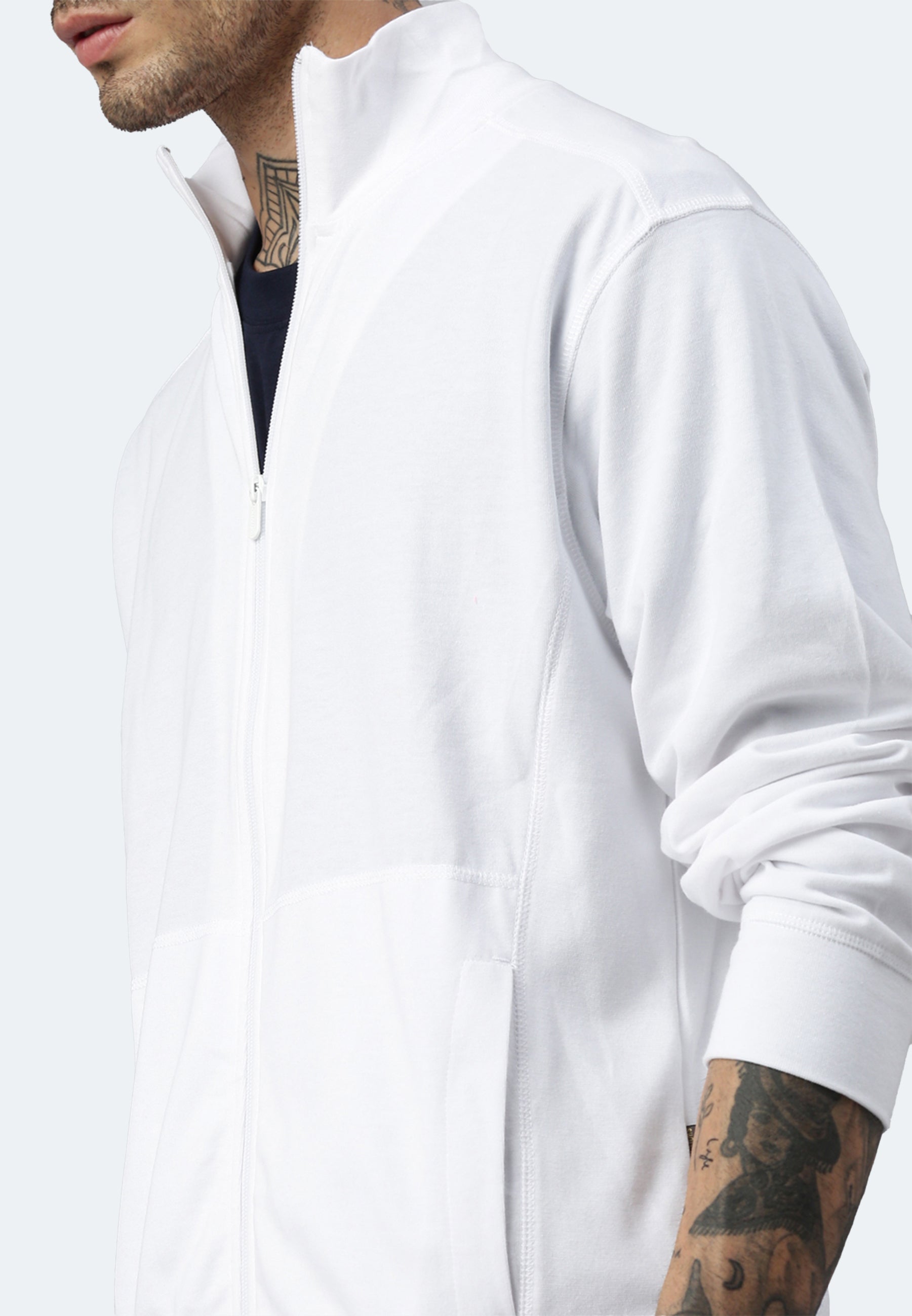 Veste zip Switcher hommes dallas couleur/blanc