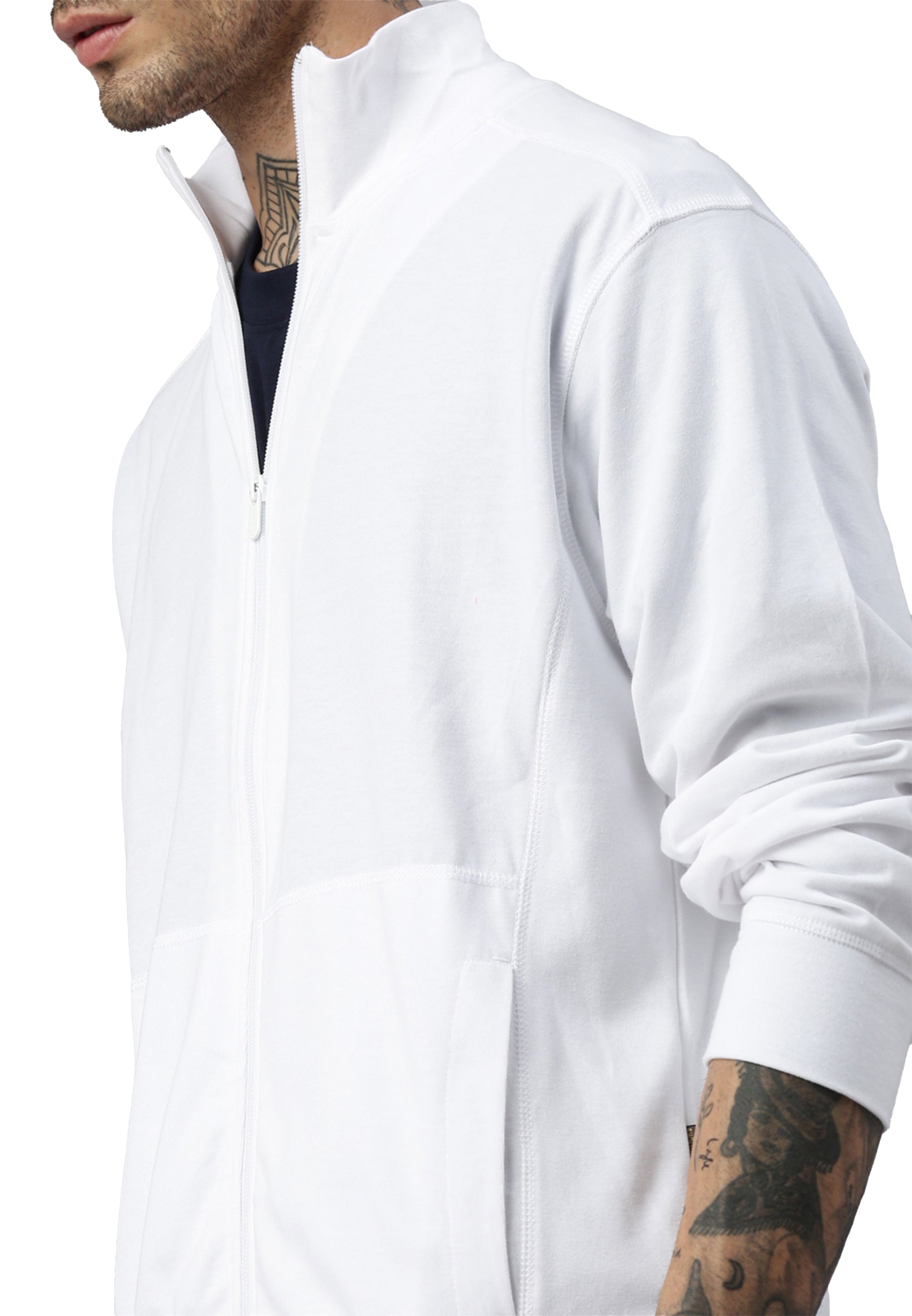 Veste zip Switcher hommes dallas couleur/blanc