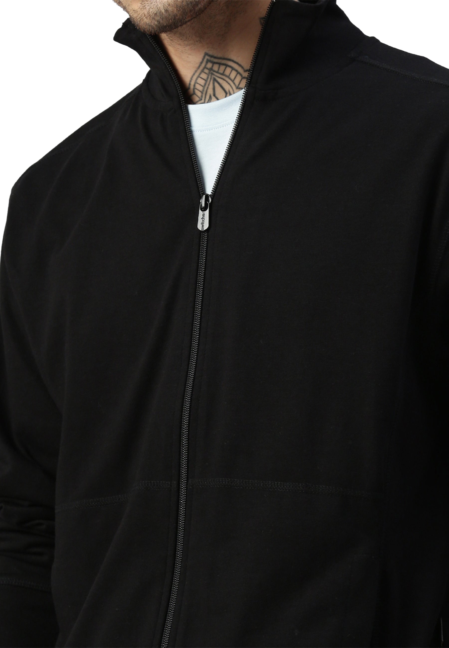 Veste zippée Switcher hommes dallas couleur/noir