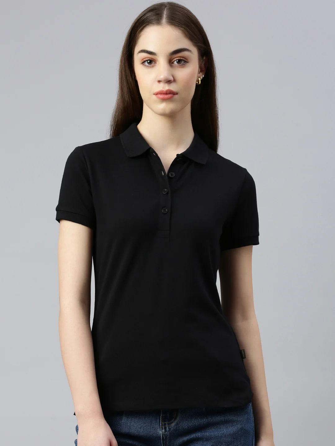 femmes-stacy-bio-fairtrade-polo-shirt-brilliant-hues-noir-front