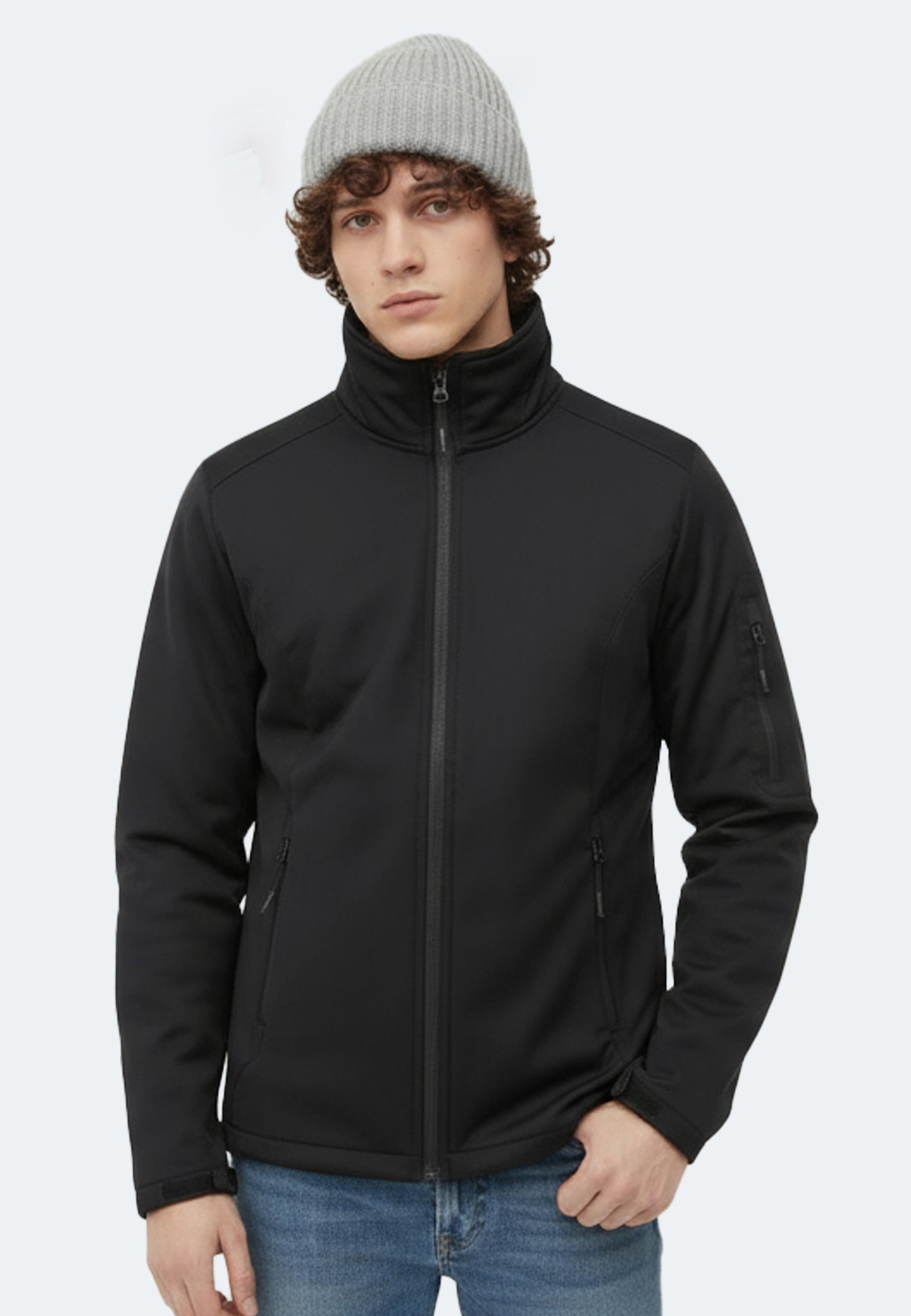 switcher-beanie-Malo-color/42 gris chine