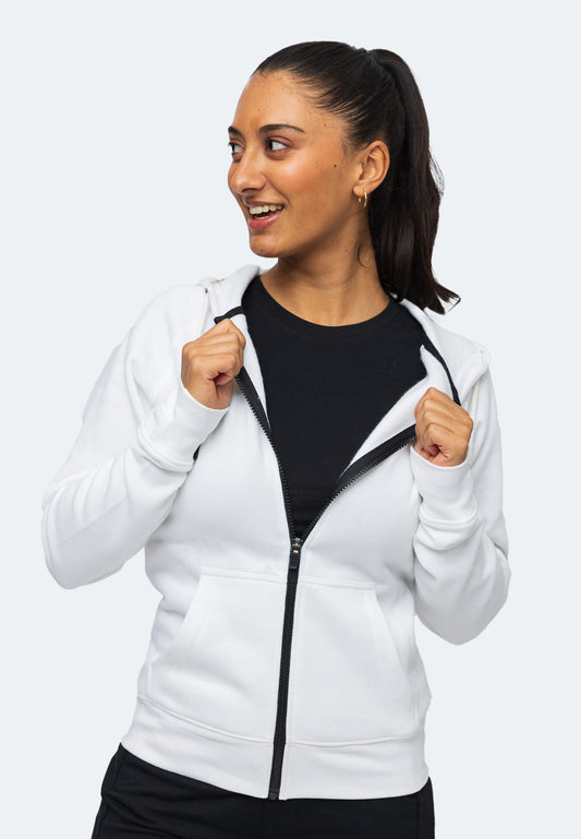 Sweat-shirt à capuche Lady arizona color/1 blanc