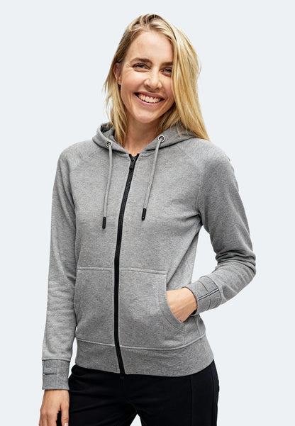 Sweat-shirt à capuche Lady arizona color/672 ebony chine