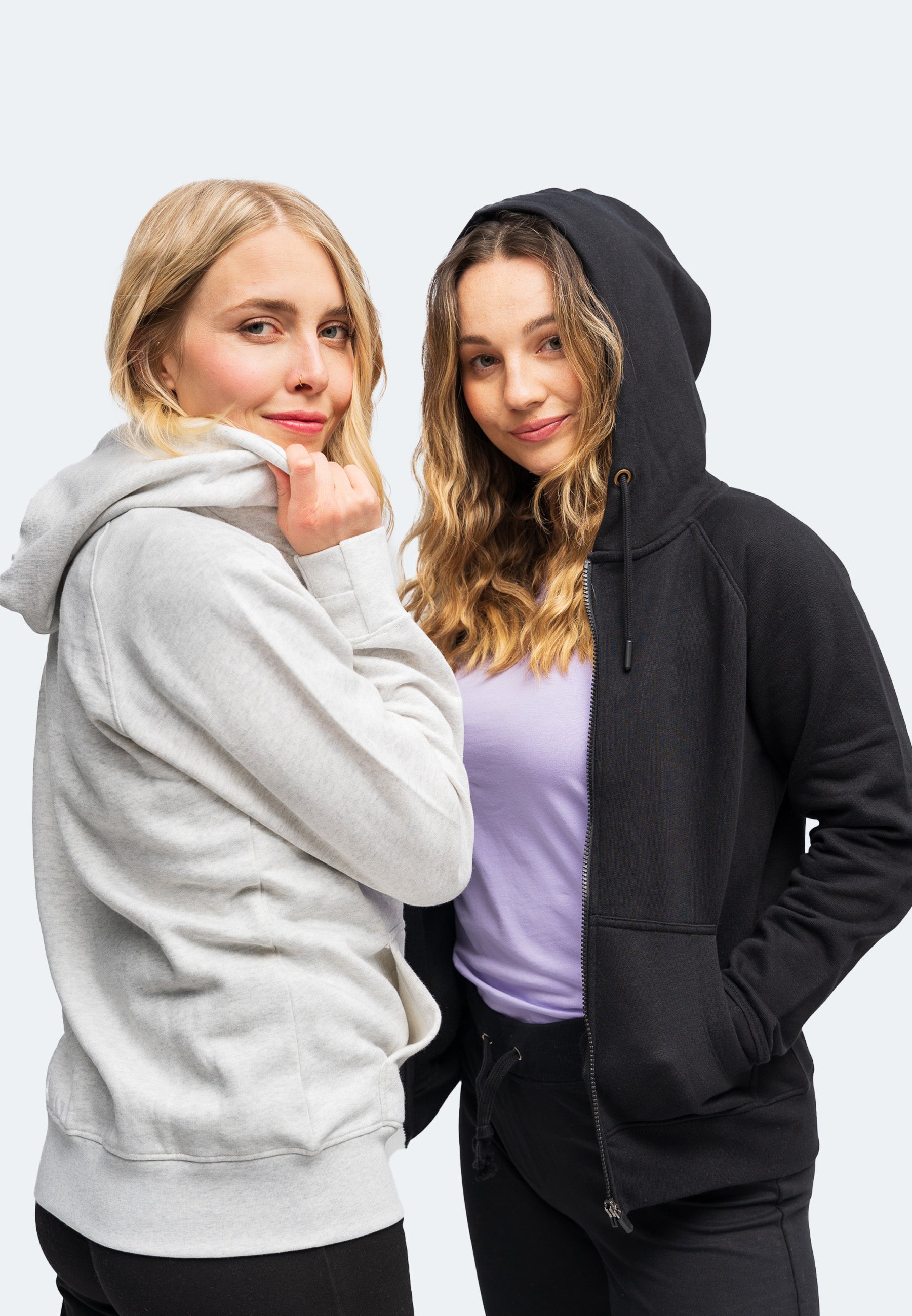 Sweat-shirt à capuche Lady arizona color/40 noir