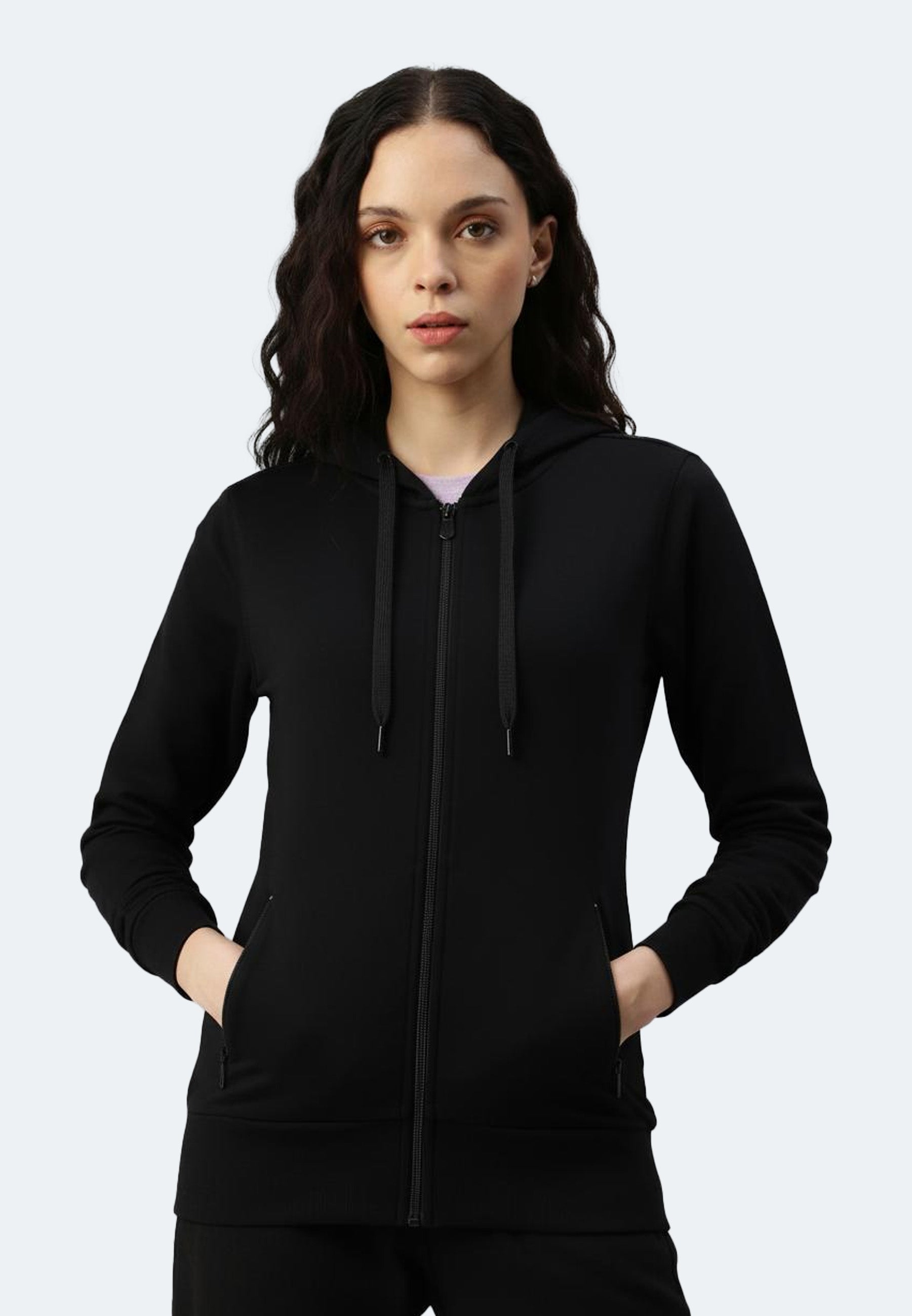 Sweat-shirt à capuche Lady arizona color/40 noir