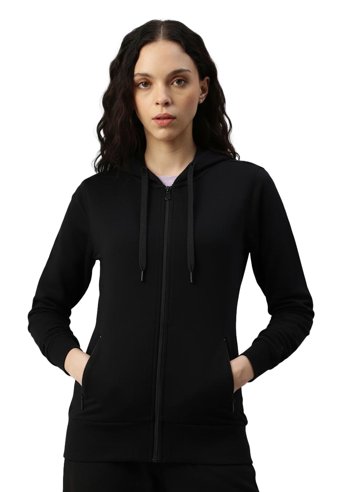 Sweat-shirt à capuche Lady arizona color/40 noir