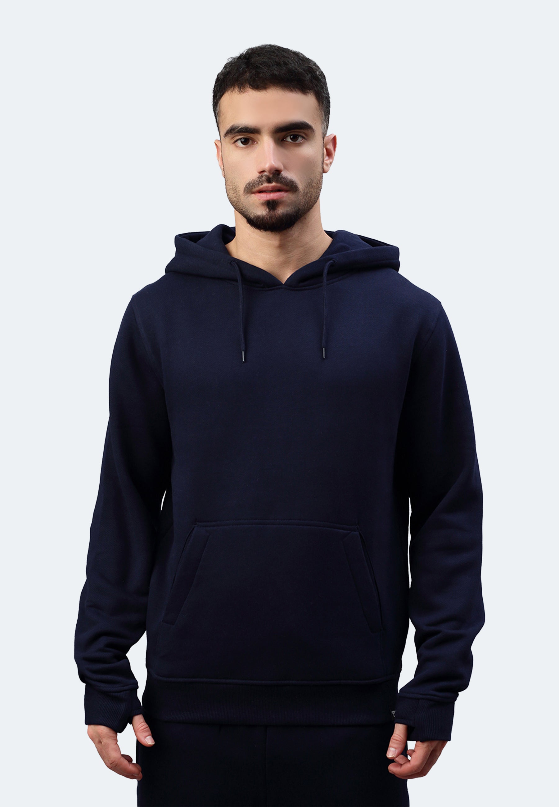 Sweat à capuche Switcher homme couleur casablanca/marine