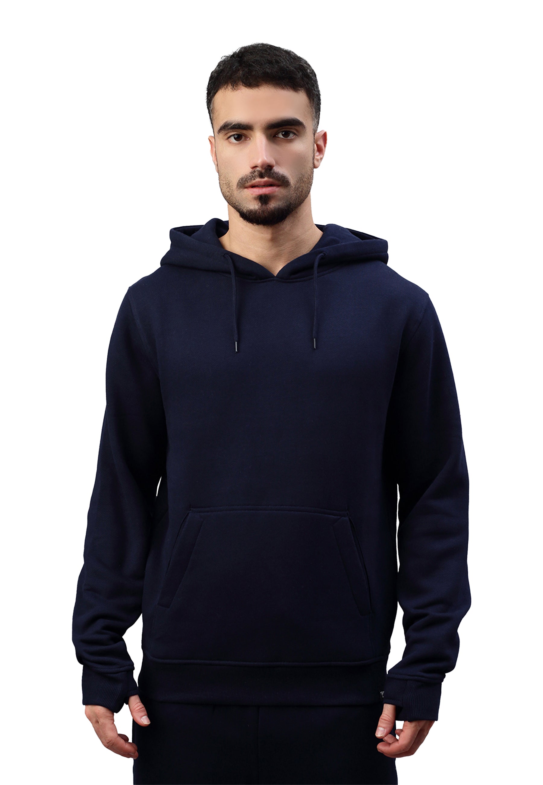 Sweat à capuche Switcher homme couleur casablanca/marine