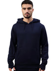 Sweat à capuche Switcher homme couleur casablanca/marine