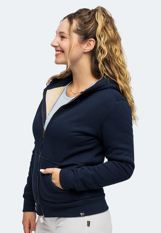 Sweat à capuche Switcher Sherpa couleur grimentz/20 marine