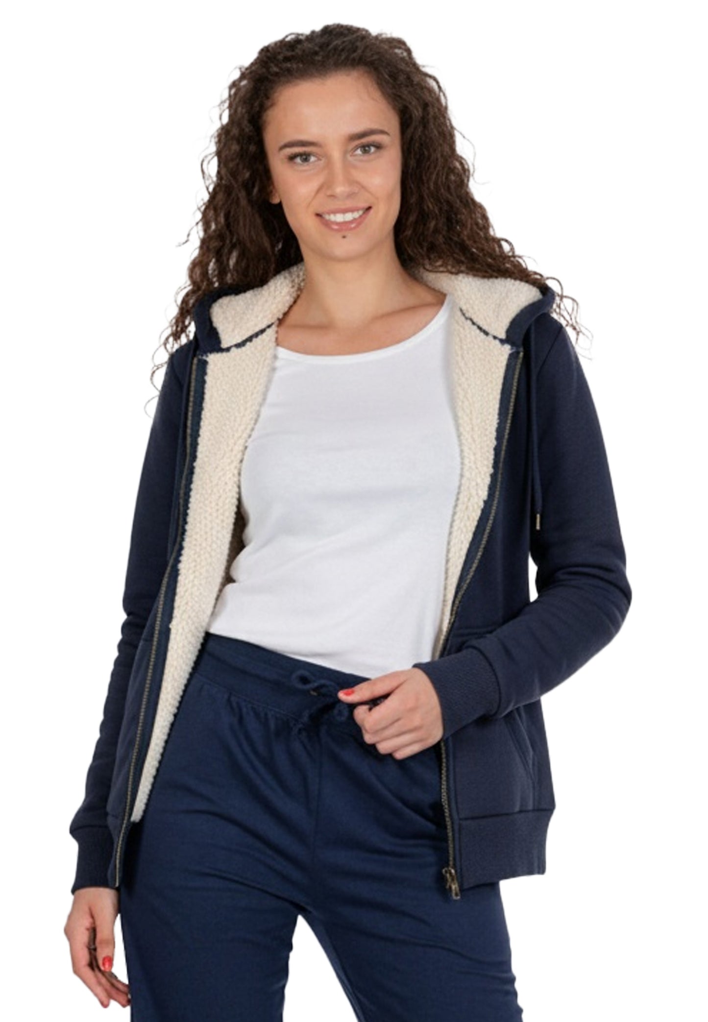 Sweat à capuche Switcher Sherpa couleur grimentz/20 marine