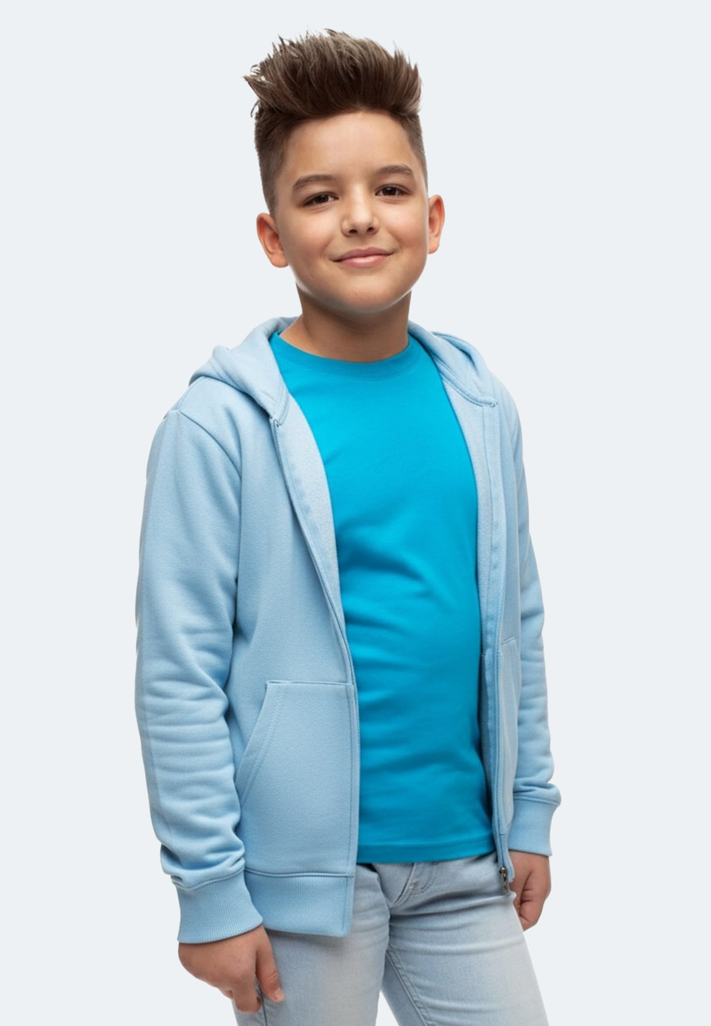 Sweat à capuche Switcher enfant bruce color/205 bleu âme