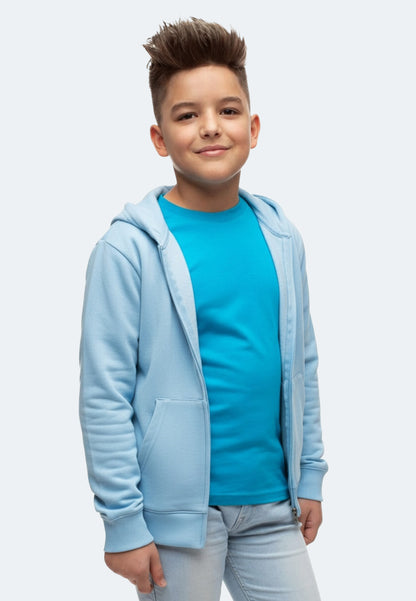 Sweat à capuche Switcher enfant bruce color/205 bleu âme