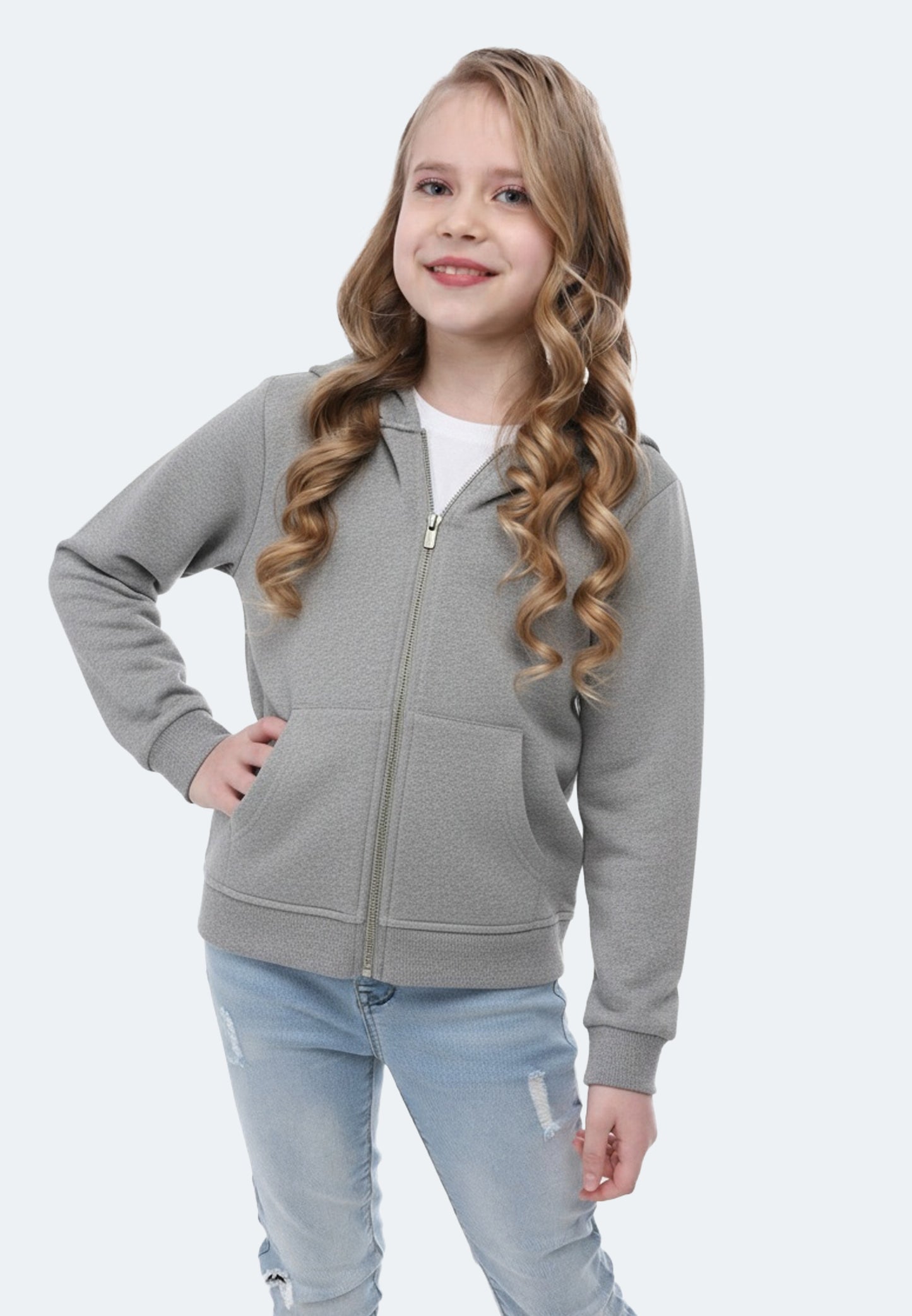 Sweat à capuche enfant Switcher bruce color/672 ebony chine
