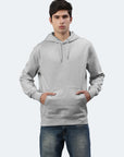 Sweat-shirt à capuche homme soho color/42 gris chine