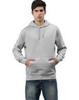 Sweat-shirt à capuche homme soho color/42 gris chine