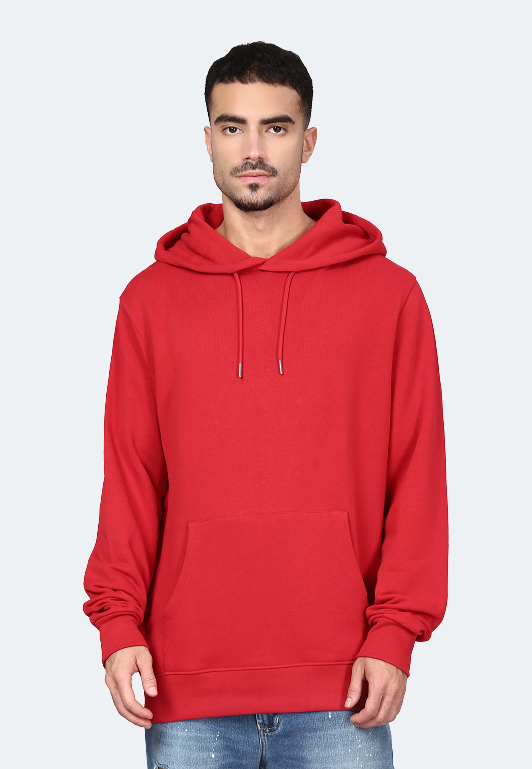 Sweat-shirt à capuche homme soho color/10 rouge