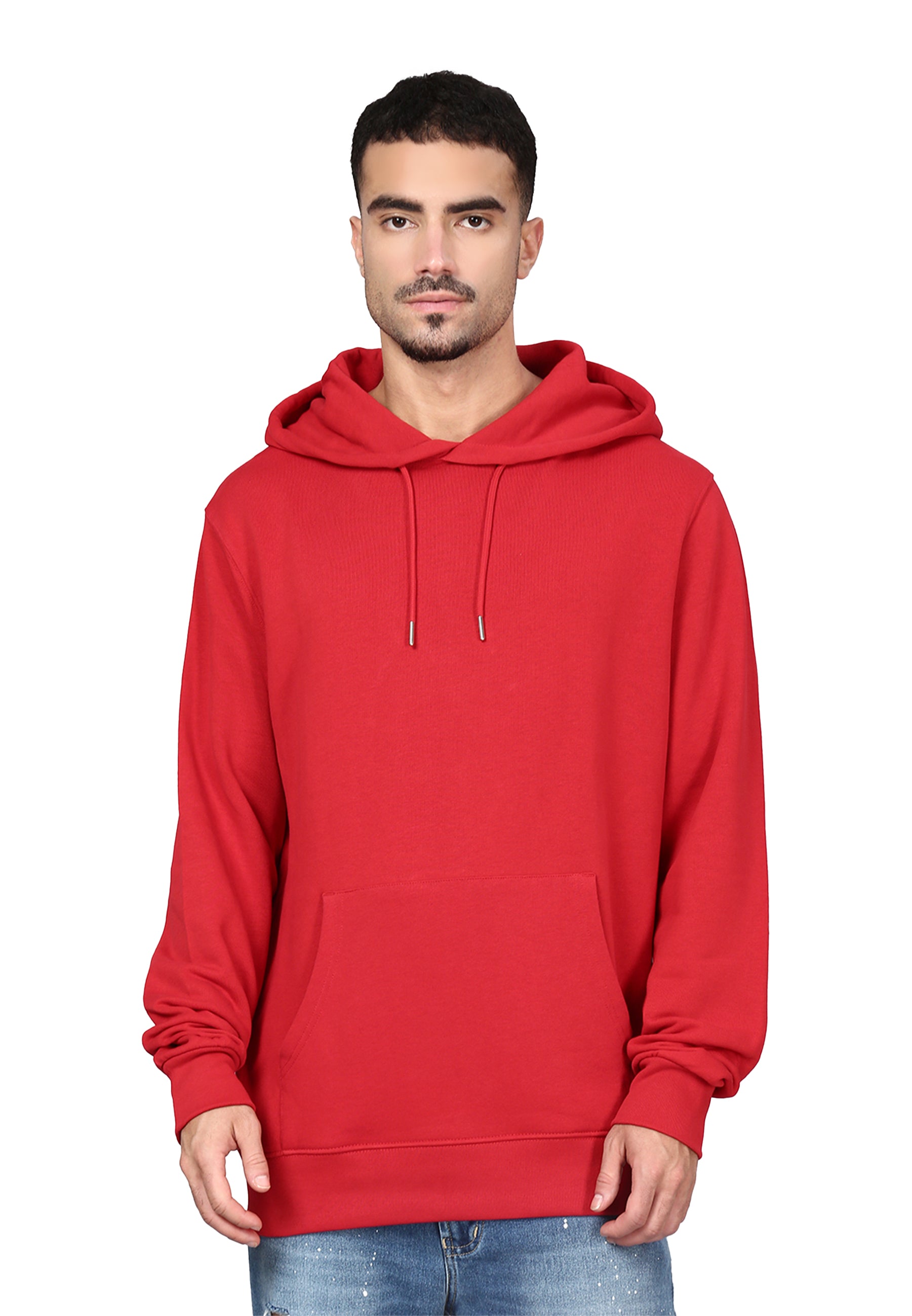 Sweat-shirt à capuche homme soho color/10 rouge