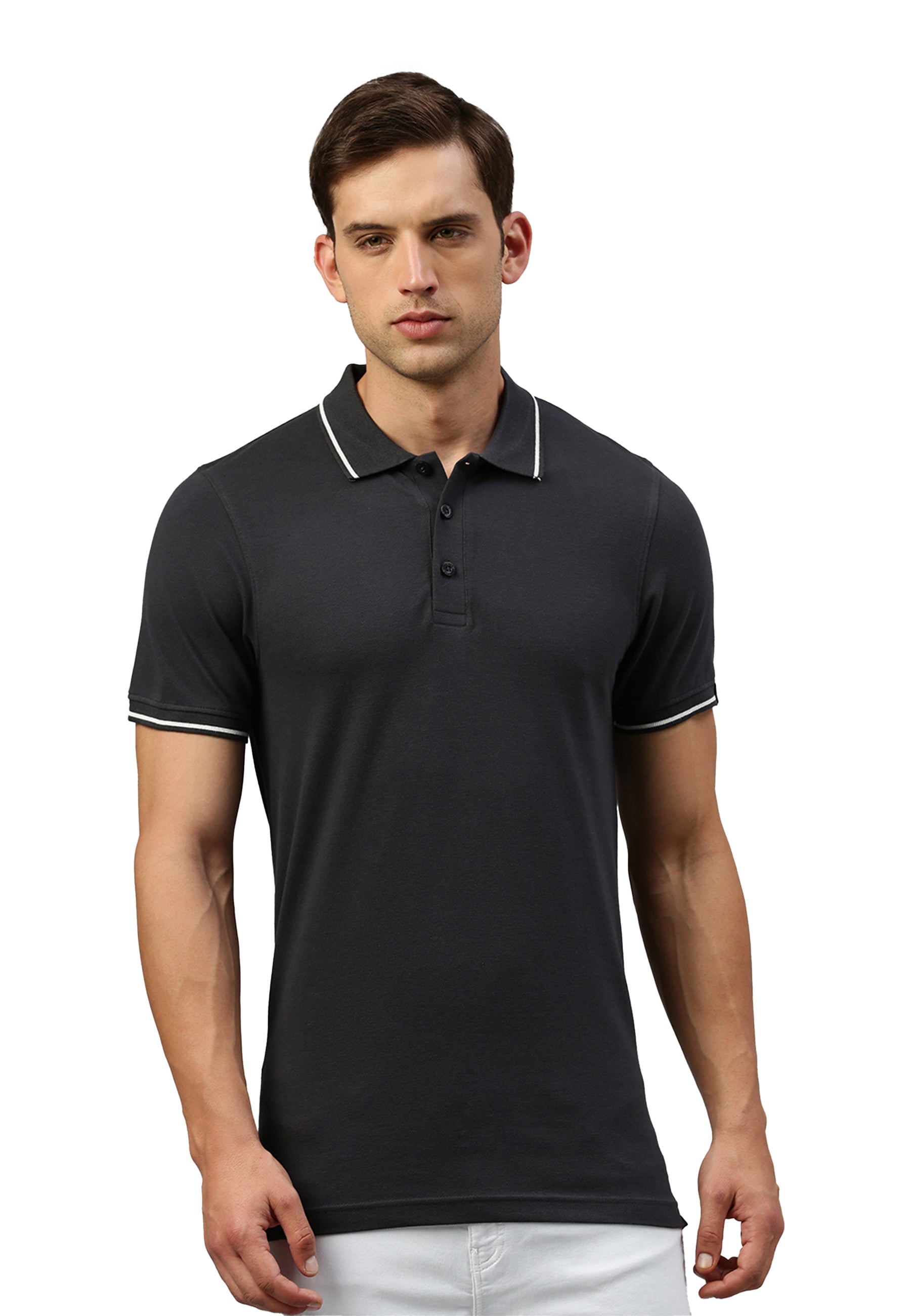 Polo contrasté avec élasthanne Ben