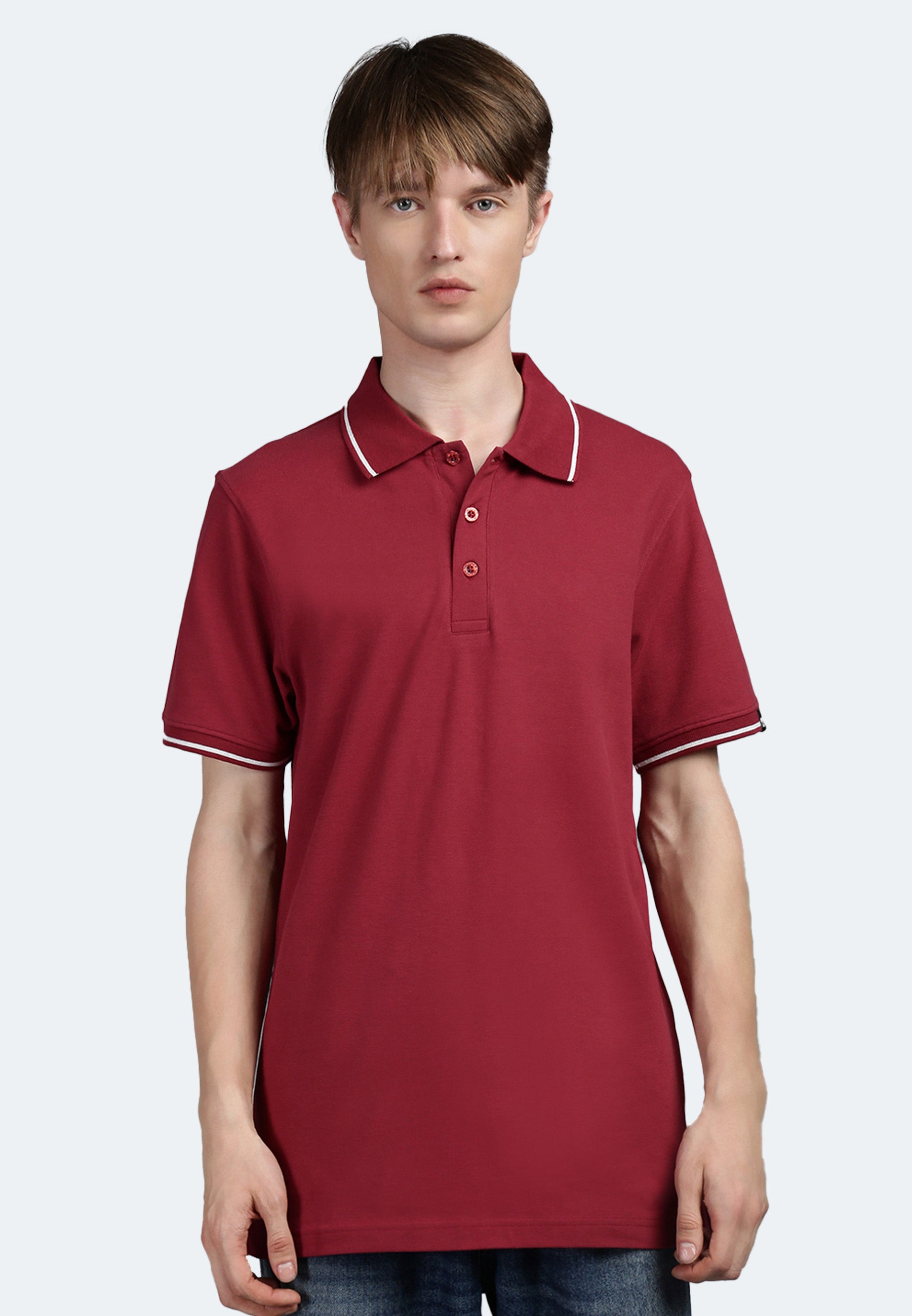 Switcher men's polo ben color/158 bourgogne