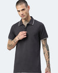 Polo contrasté avec élasthanne Ben