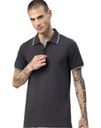 Polo contrasté avec élasthanne Ben