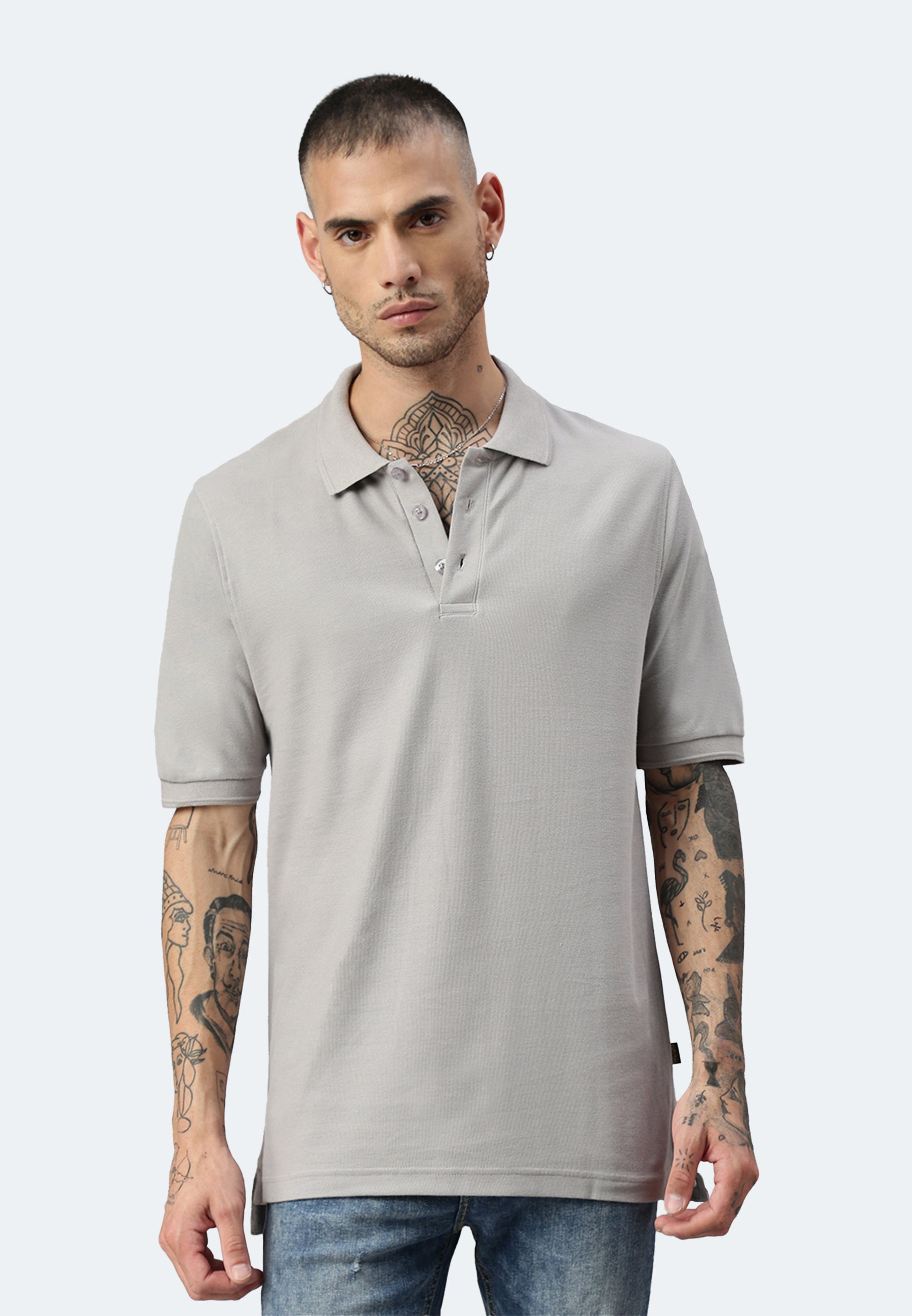 Switcher men's polo john color/402 gris fonce