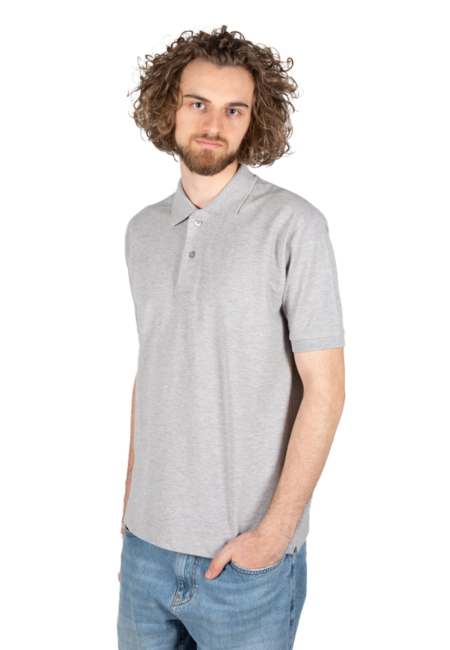 Switcher men's polo samuel color/42 gris chine