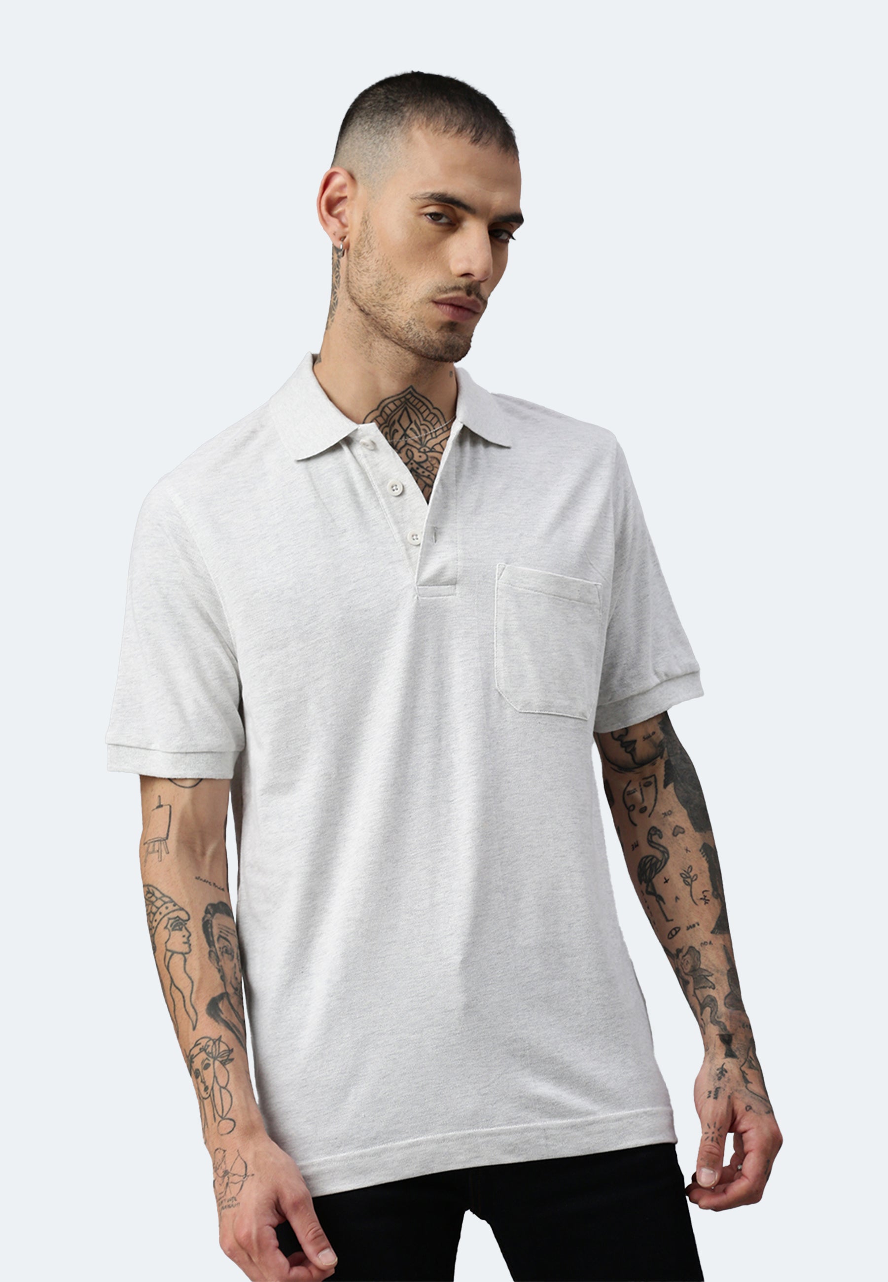 Switcher pocket polo whale color/blanc chine