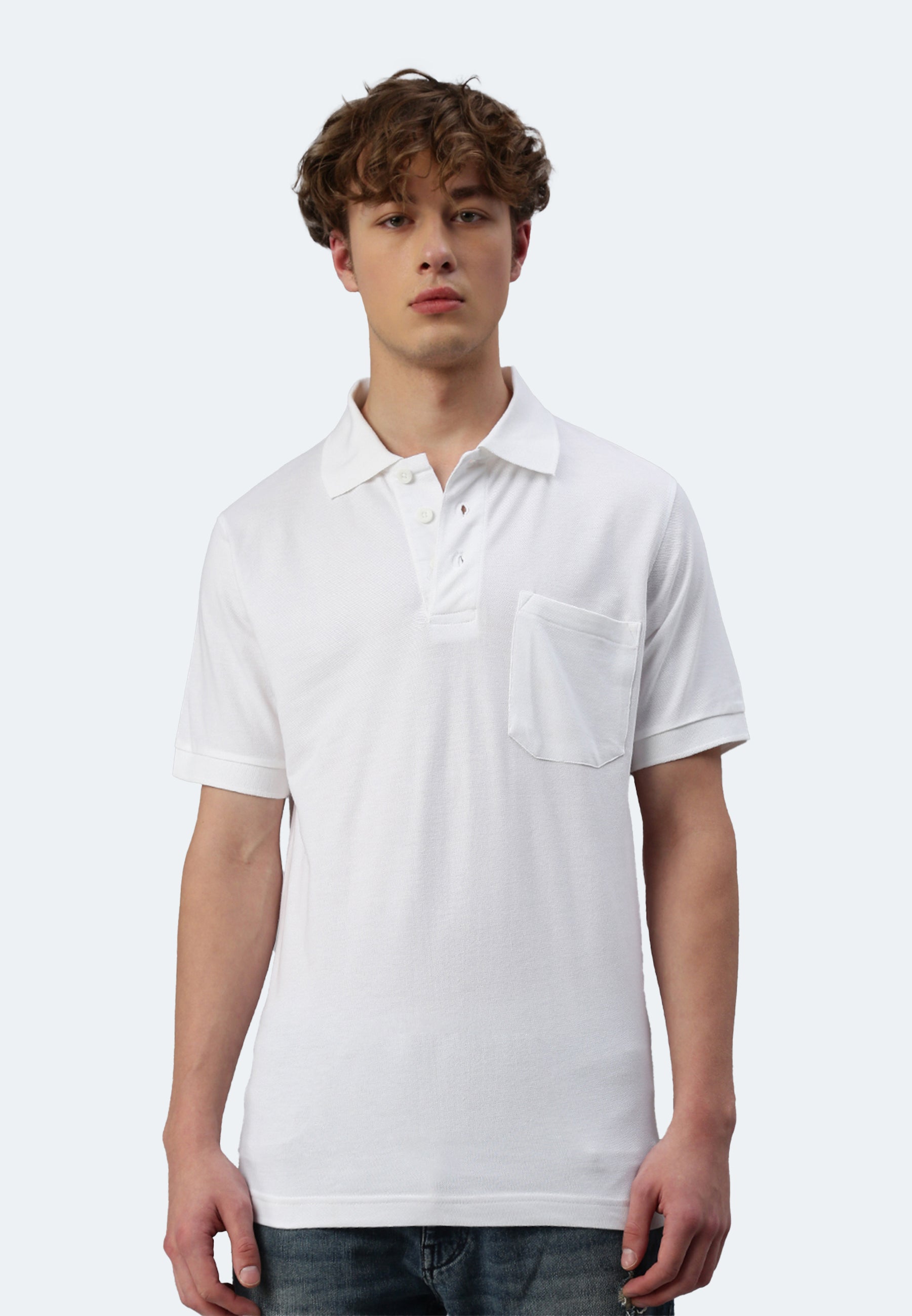Switcher pocket polo whale color/blanc