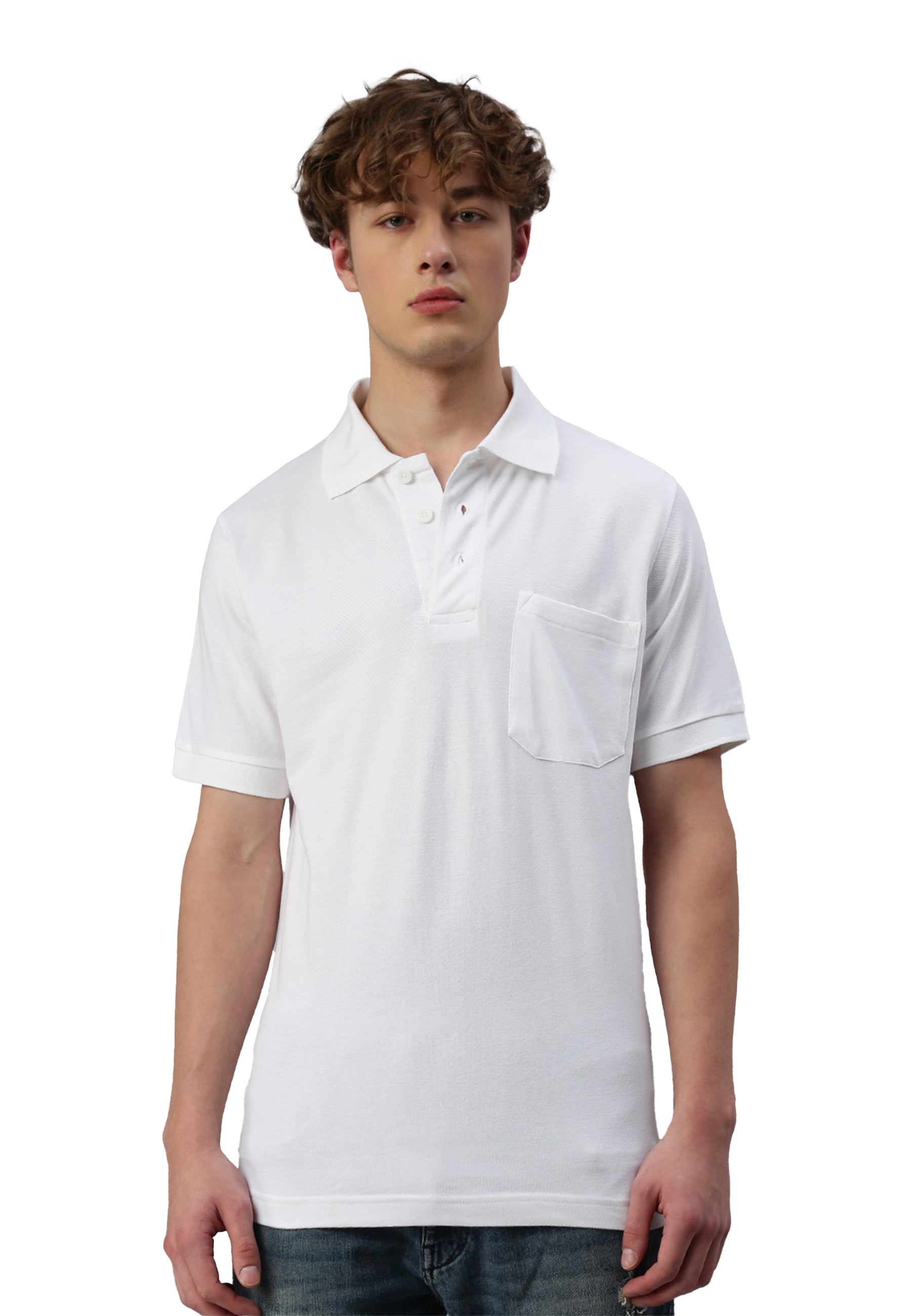 Switcher pocket polo whale color/blanc