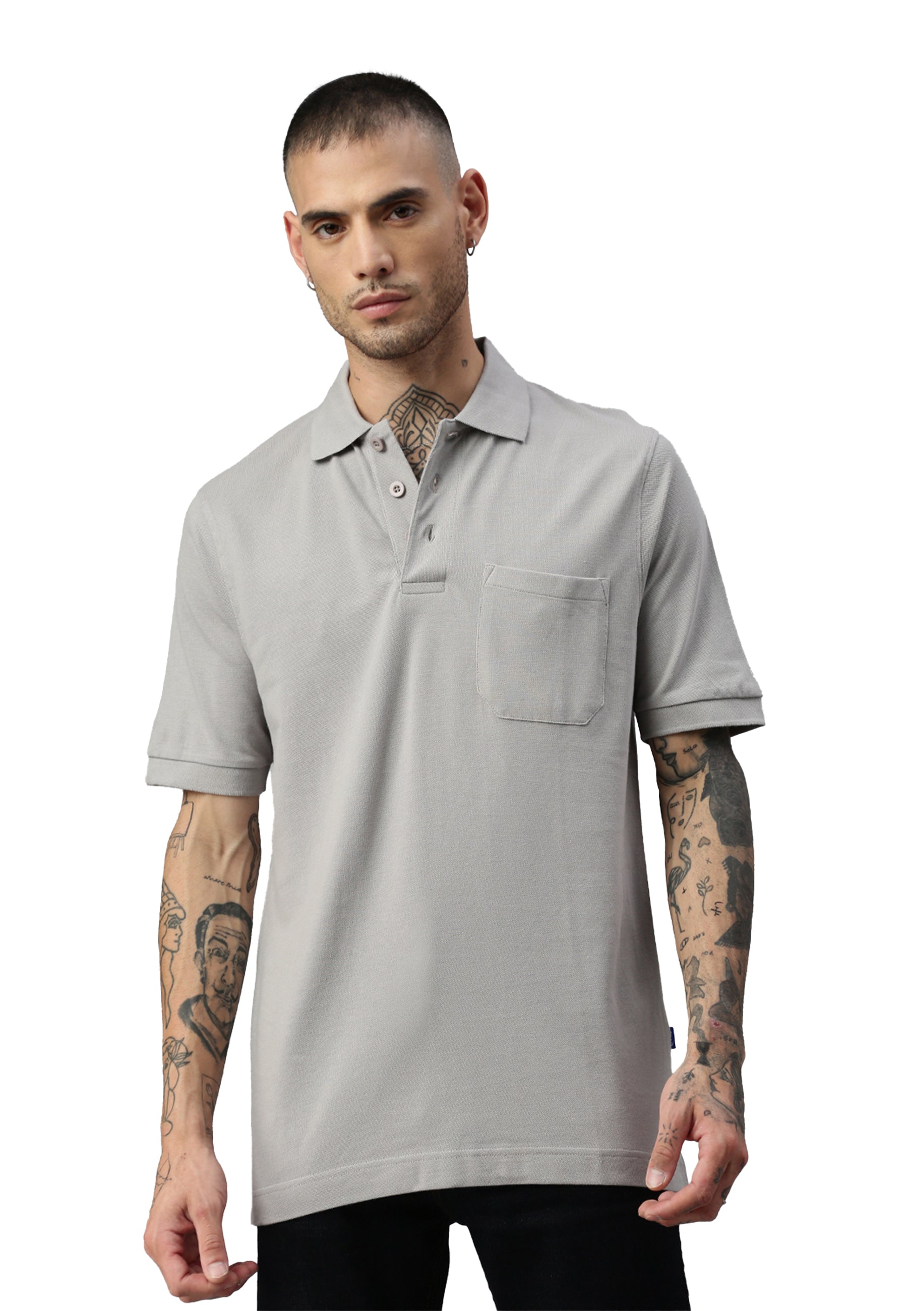 Switcher pocket polo whale color/gris fonce