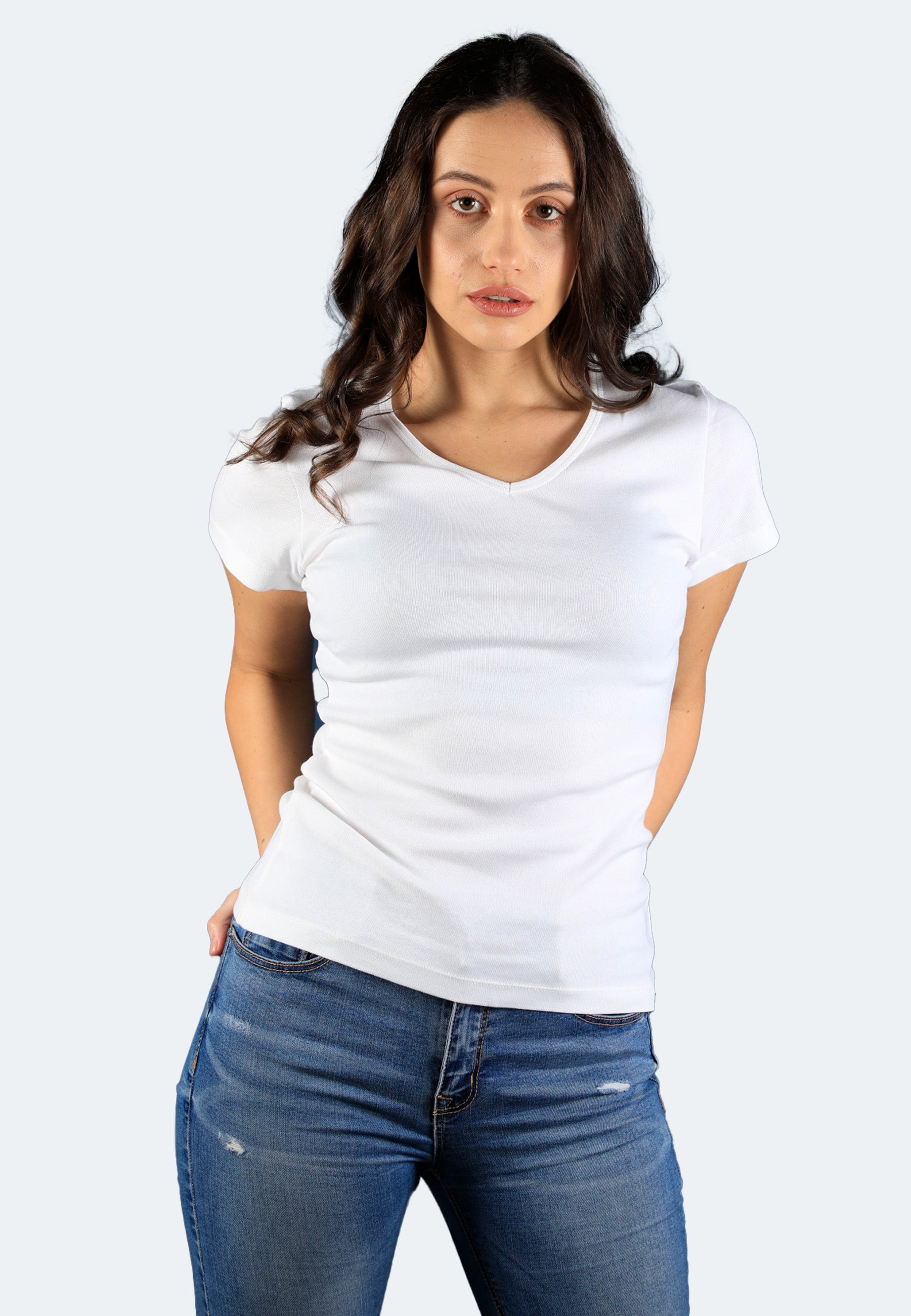 T-shirt Switcher Lady efia color/blanc