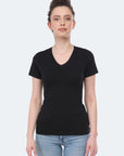 Lot de 2 t-shirts stretch col V Giorgia