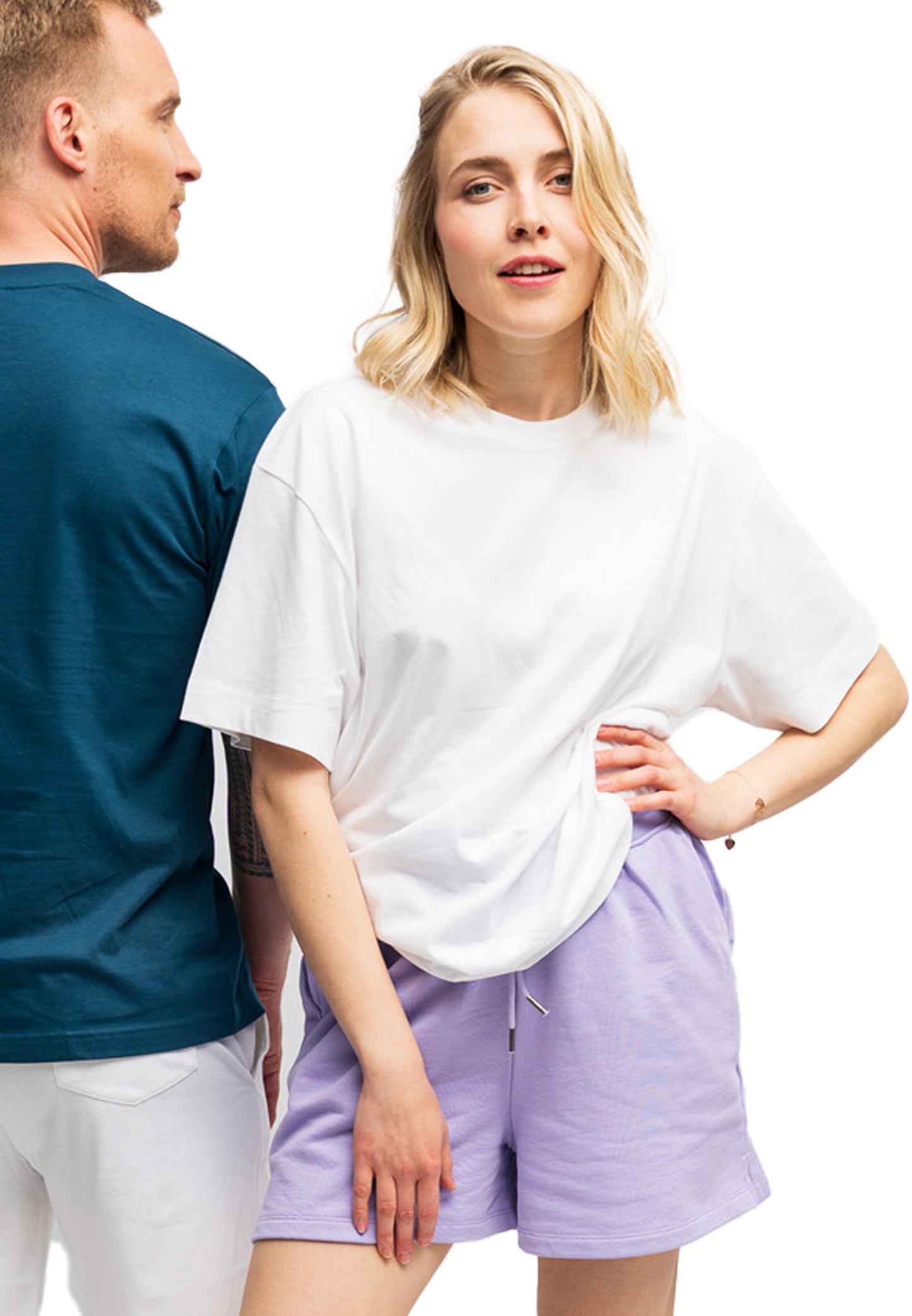 T-shirt bio surdimensionné pour femme Beth