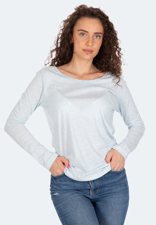 T-shirt bio à manches longues Bettina