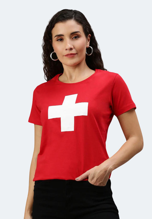 Chemise Switcher femme Helvetica couleur/10 rouge
