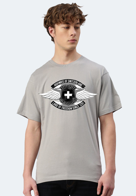 Chemise Switcher Highways of Switzerland color/402 gris fonce