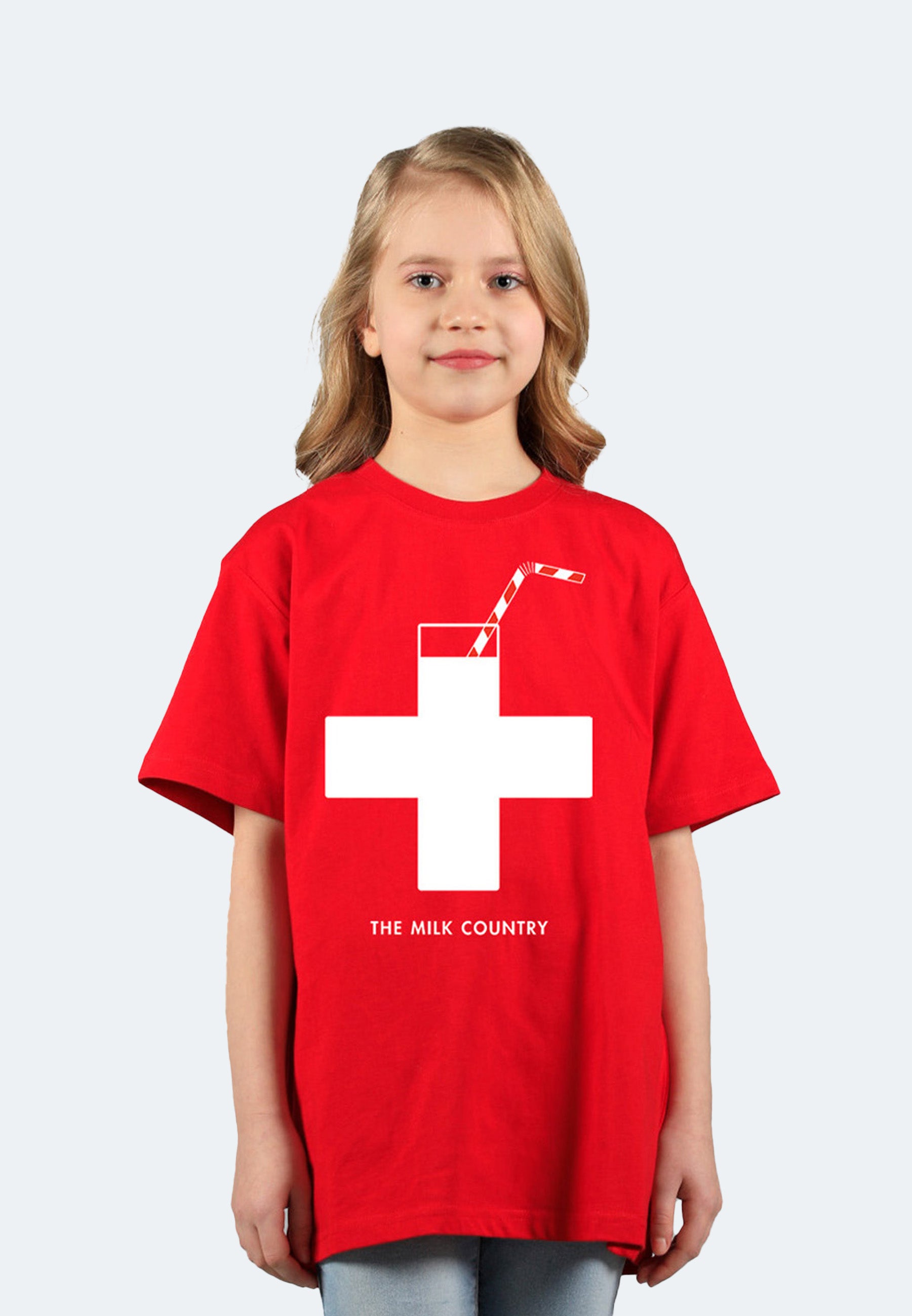 Chemise Switcher enfant lait pays couleur/10 rouge