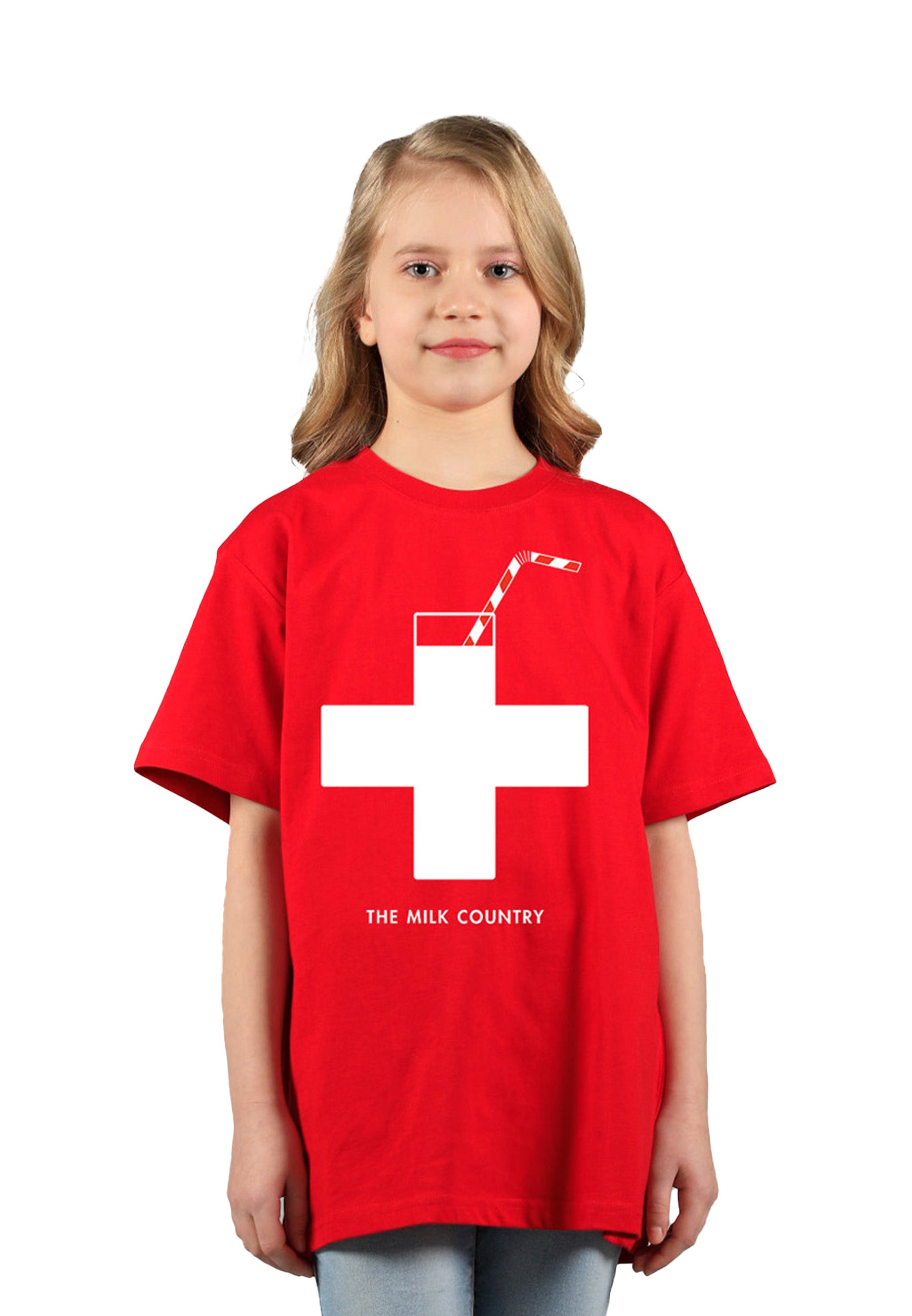 Chemise Switcher enfant lait pays couleur/10 rouge