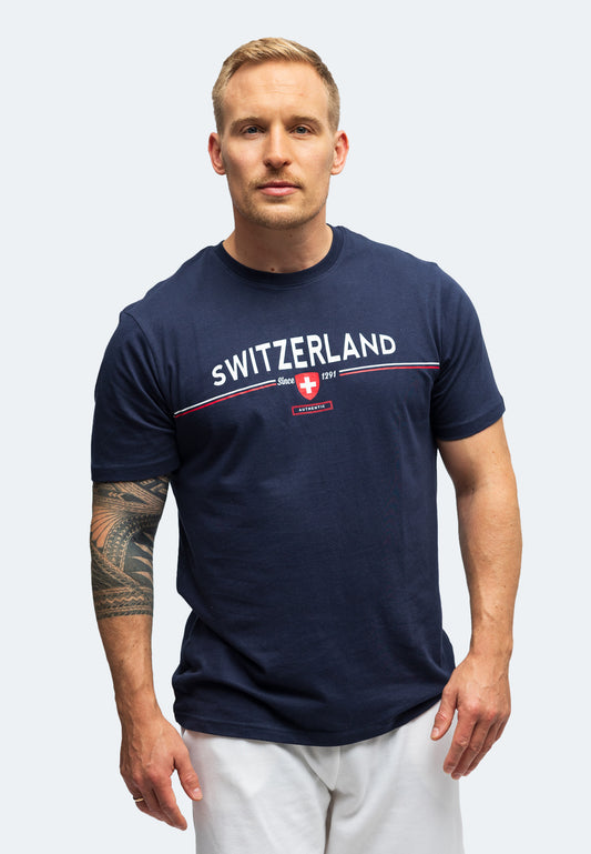 Switcher chemise unisexe switzerland color/20 marine